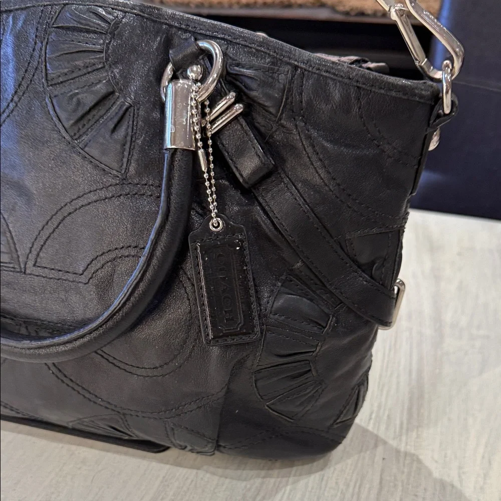 Coach Limited Edition Opt Art Maddison Sophia Leather Shoulder Bag
